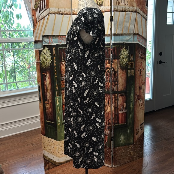 Gudrun Sjoden “Dandelion” Jersey Dress, Black/Print, Size Medium - Picture 4 of 15